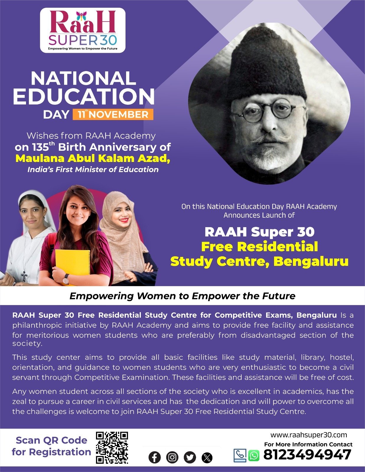 RAAH Super 30' launched on National Education Day