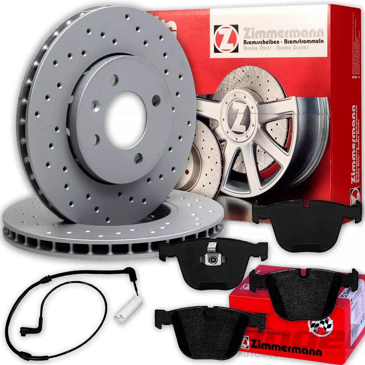 Оригінальні гальмівні диски та колодки Zimmermann для BMW Z3 Оригінальні гальмівні диски та колодки Zimmermann для BMW Z3